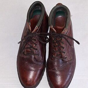 H.S. Trask  Men's Brown Leather Ankle Boots Size 8.5 M